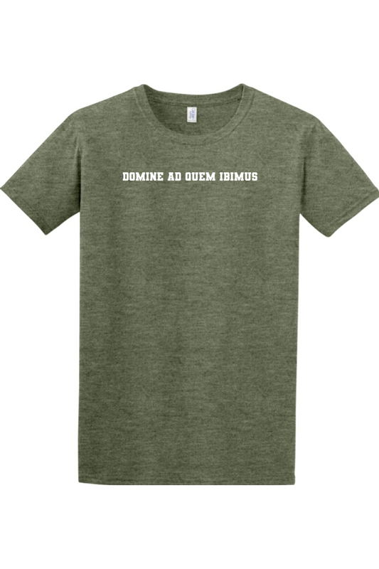 Domine Ad Quem Ibimus T-shirt - block