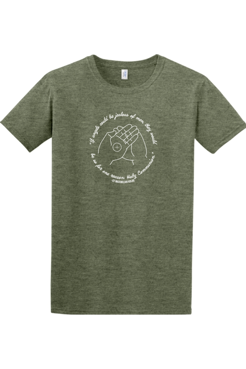 If Angels Could Be Jealous - St. Maximilian Kolbe T-Shirt