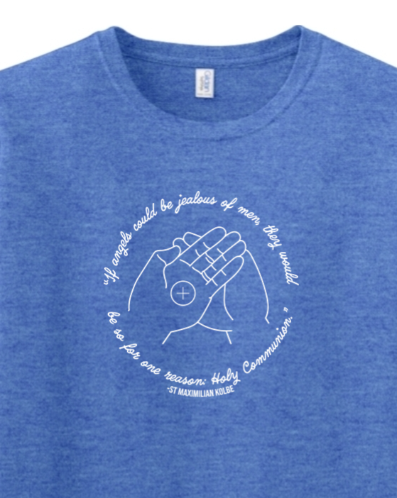 If Angels Could Be Jealous - St. Maximilian Kolbe T-Shirt