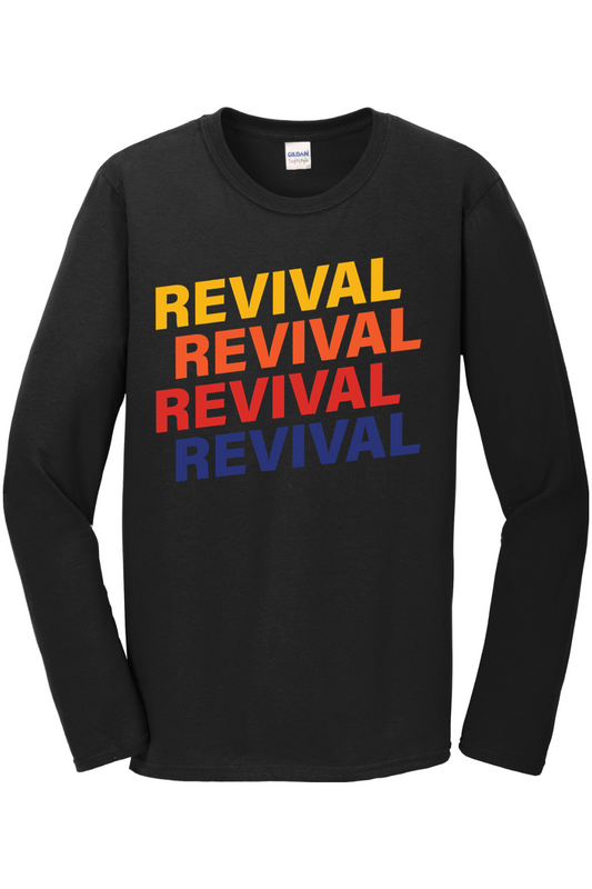 Retro Revival Long Sleeve T-Shirt - english