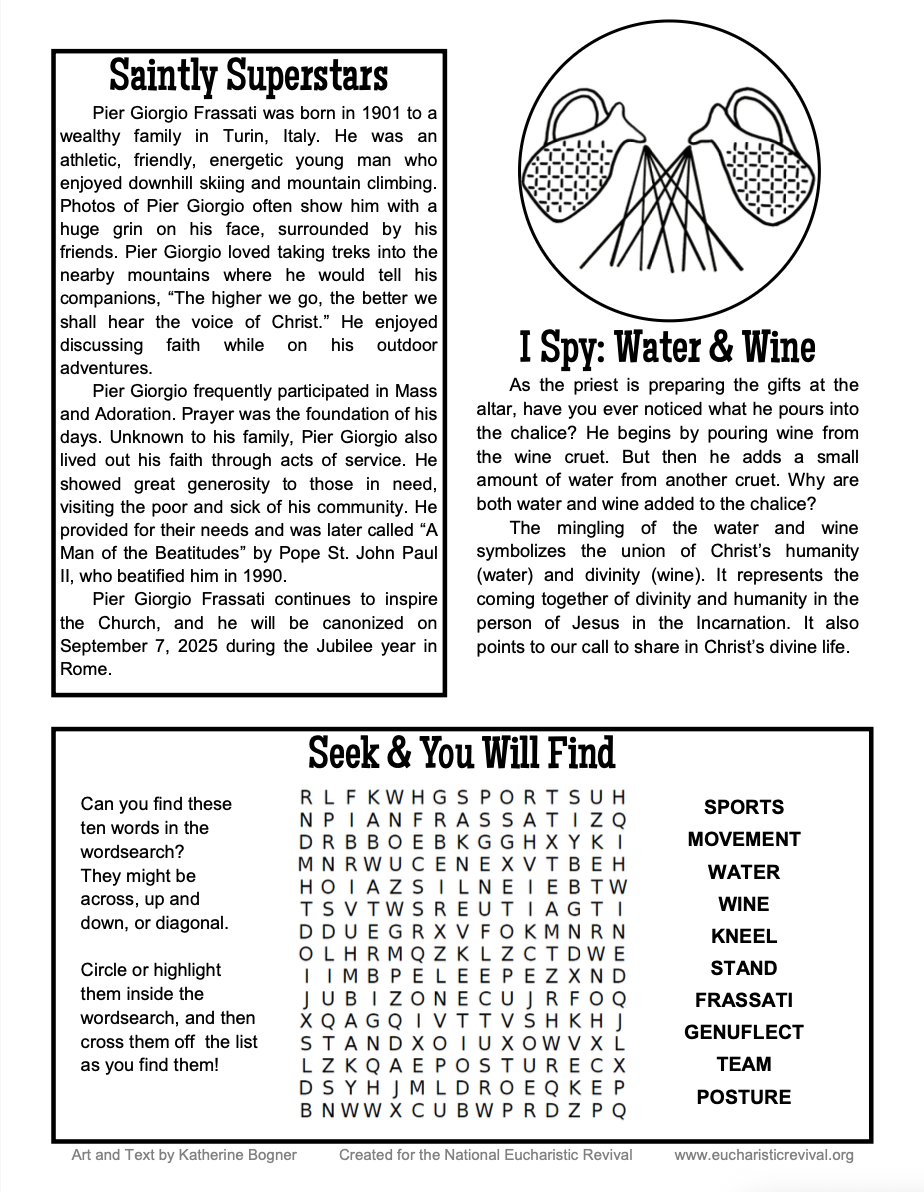 Looking for Jesus 8 – Movement: Children’s Bulletin (English) – Digital Download