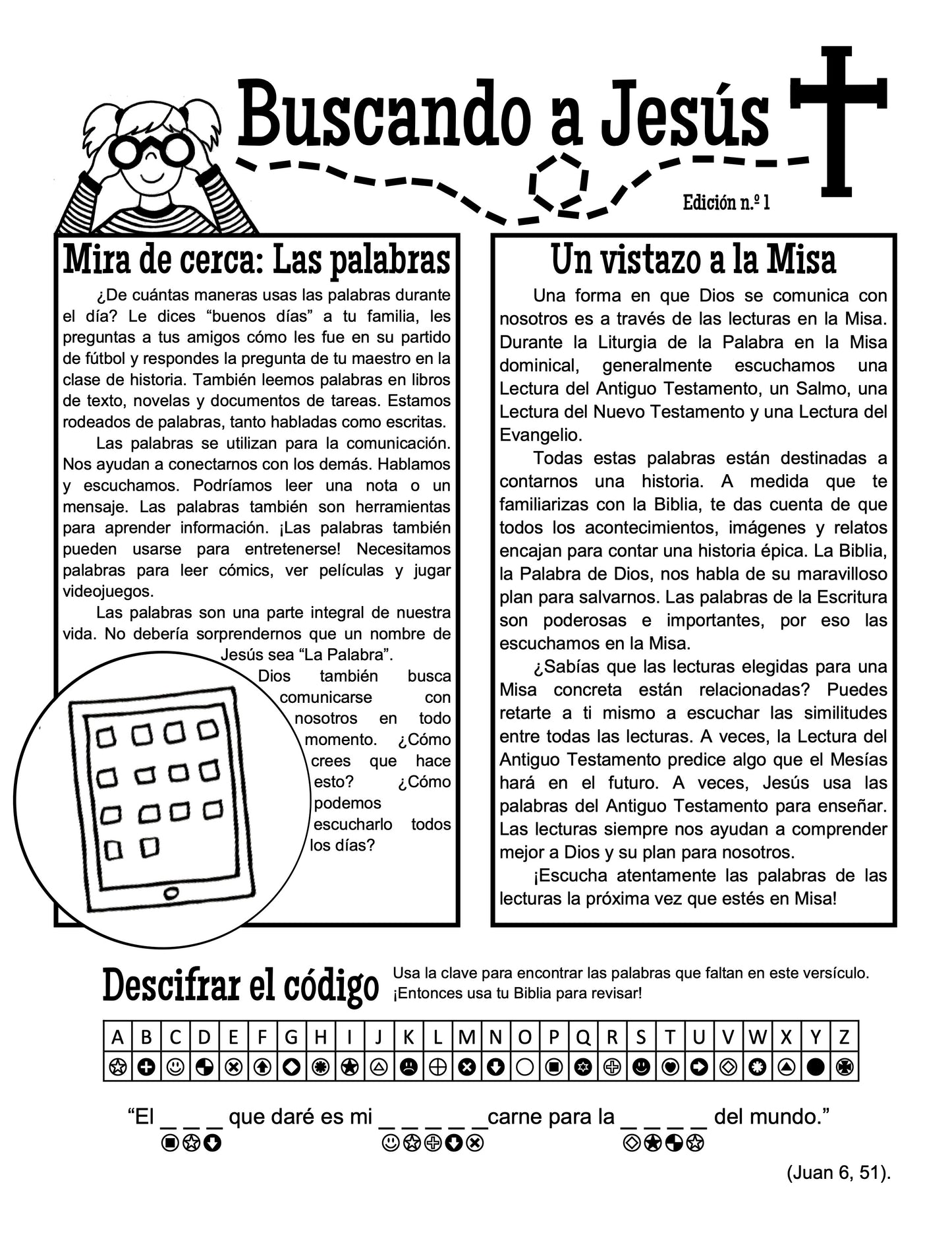 Looking for Jesus – Words: Children’s Bulletin (Spanish)- Digital Download