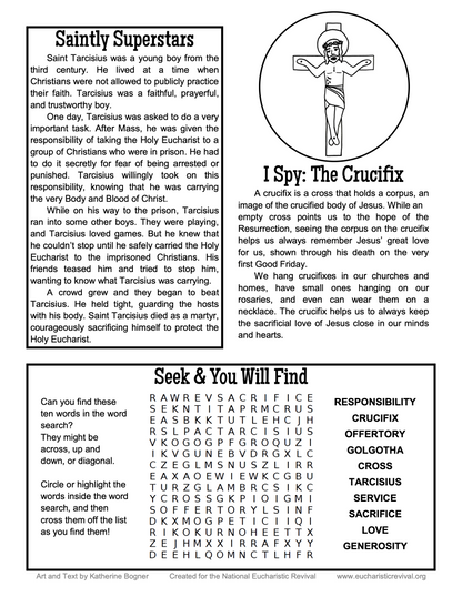 Looking for Jesus – Sacrifices: Children’s Bulletin (English)- Digital Download