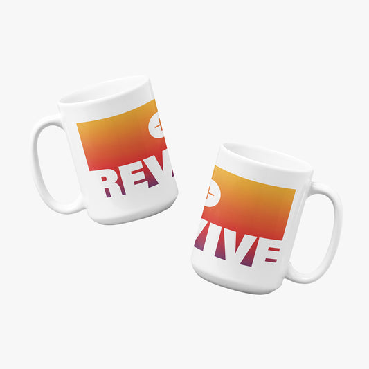 REVIVE Podcast Coffee Mug - 15 oz.