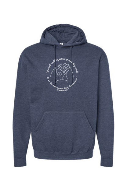 If Angels Could Be Jealous - St. Maximilian Kolbe Hooded Sweatshirt