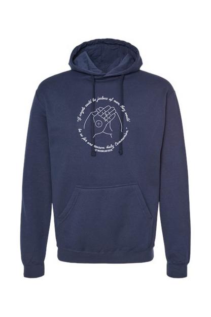 If Angels Could Be Jealous - St. Maximilian Kolbe Hooded Sweatshirt