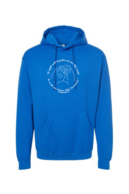 If Angels Could Be Jealous - St. Maximilian Kolbe Hooded Sweatshirt