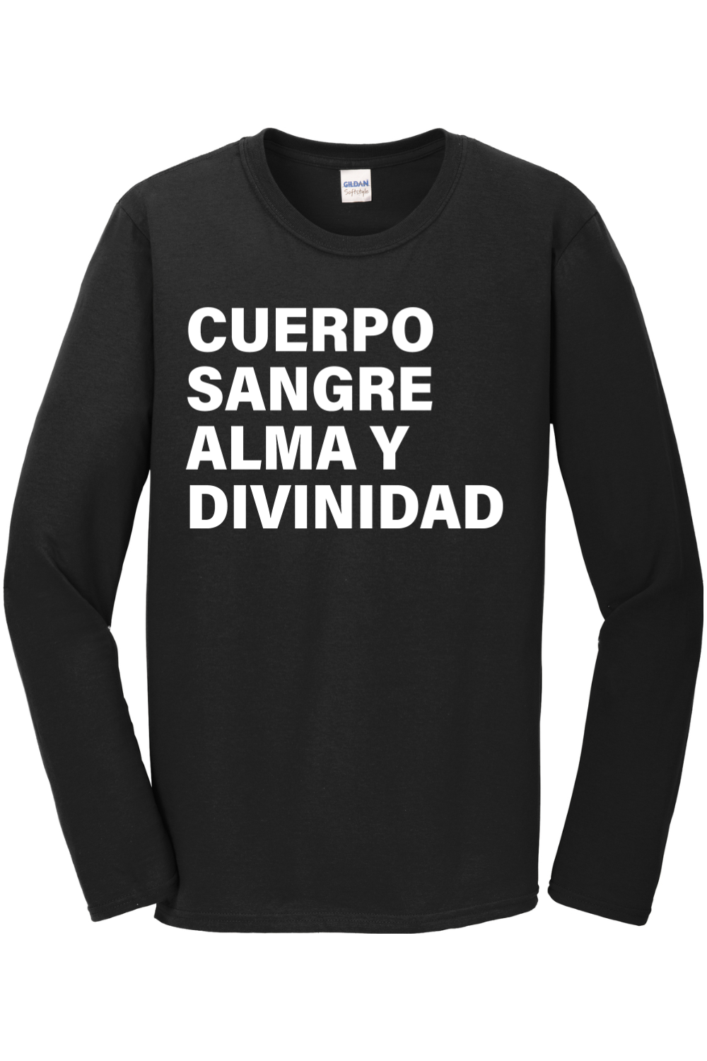 Body, Blood, Soul & Divinity Long Sleeve T-Shirt - español