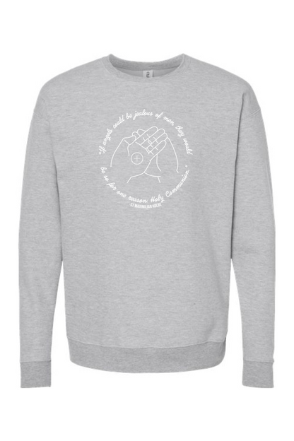 If Angels Could Be Jealous - St. Maximilian Kolbe Crewneck Sweatshirt