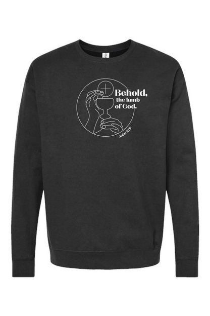 Behold the Lamb of God - John 1:29 Crewneck Sweatshirt