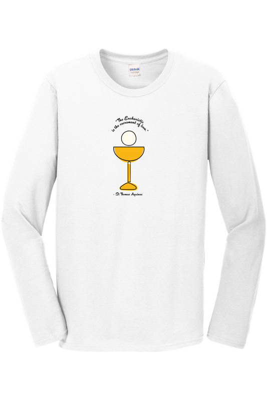The Sacrament of Love - St. Thomas Aquinas Long Sleeve T-shirt