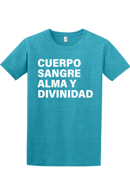 Body Blood Soul & Divinity T-shirt - español