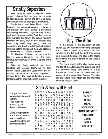 Looking for Jesus – Table: Children’s Bulletin (English)- Digital Download