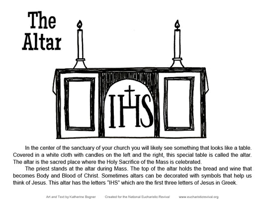 Looking for Jesus – Table: Children’s Coloring Page (English)- Digital Download