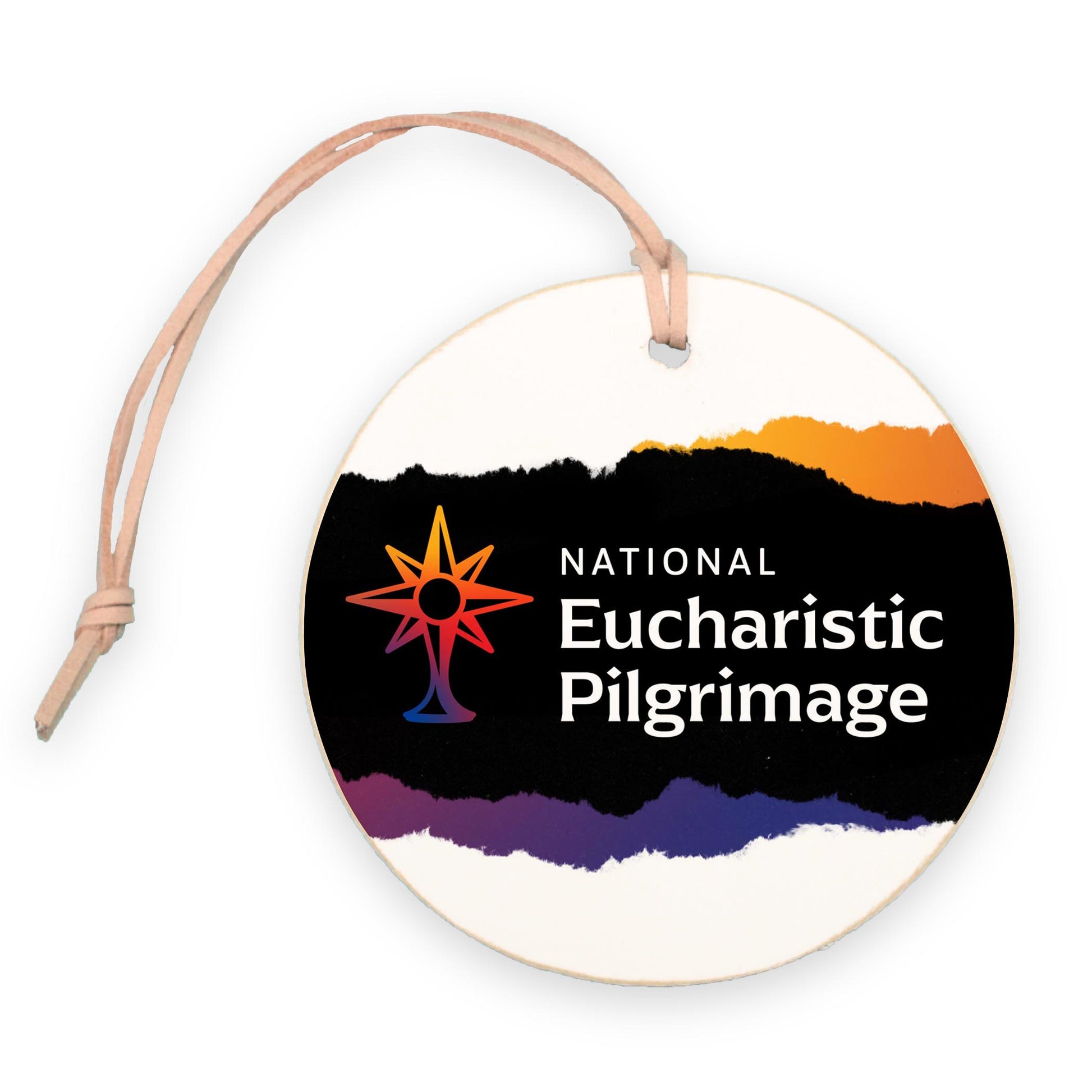 National Eucharistic Pilgrimage 4" Round Ornament-0