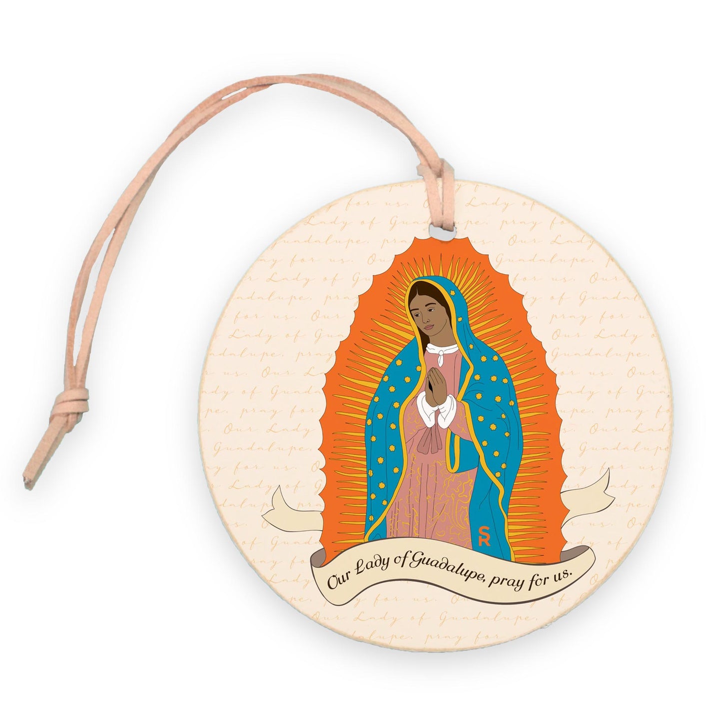 Our Lady of Guadalupe 4" Round Ornament-0