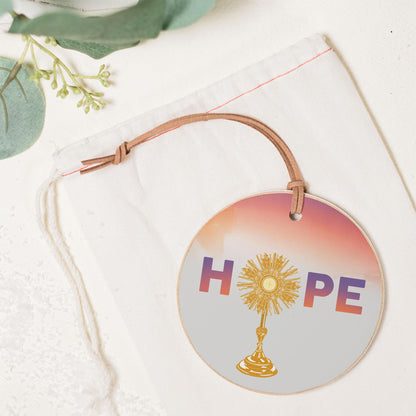 HOPE Monstrance 4" Round Ornament-1