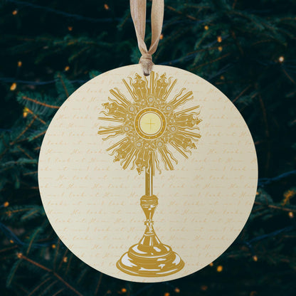 Monstrance 8" Hanging Sign-2