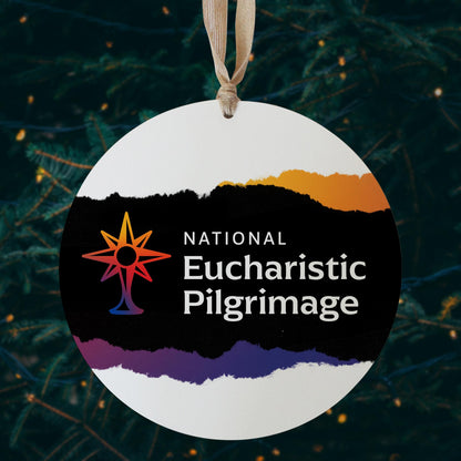 National Eucharistic Pilgrimage 8" Hanging Sign-2