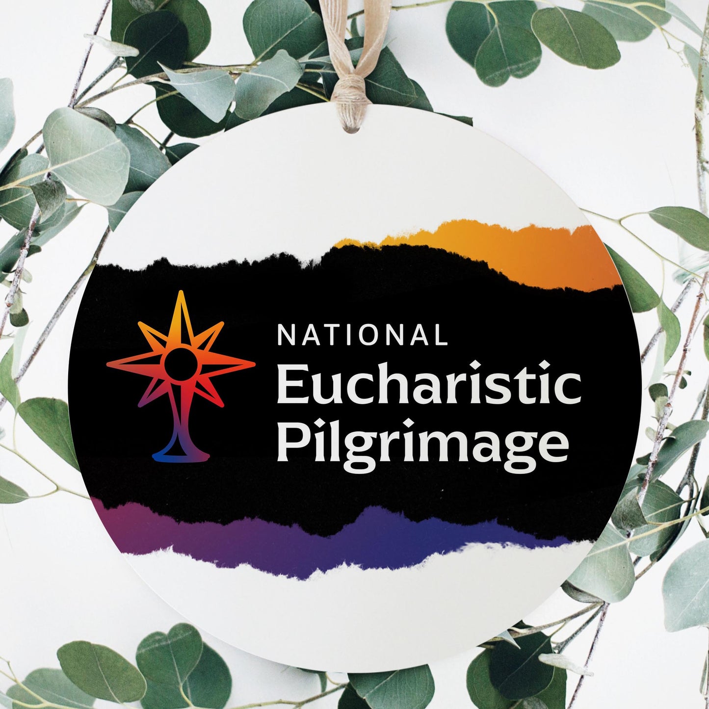 National Eucharistic Pilgrimage 8" Hanging Sign-3