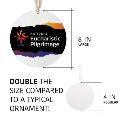 National Eucharistic Pilgrimage 8" Hanging Sign-5