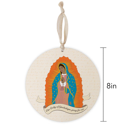 Our Lady of Guadalupe 8" Hanging Sign-1