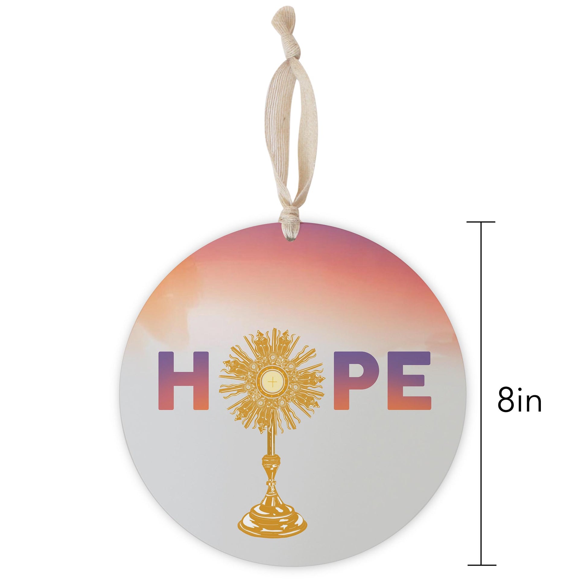 HOPE Monstrance 8" Hanging Sign-1