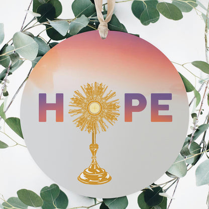 HOPE Monstrance 8" Hanging Sign-3