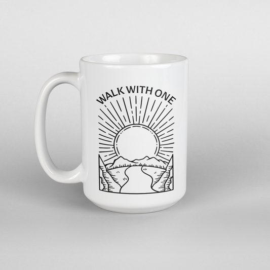 Walk With One - Graphic Mug - 11 oz.