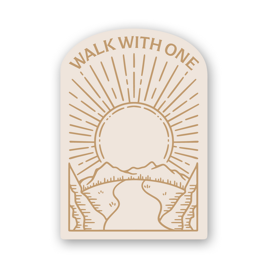 Walk With One - Graphic Sticker