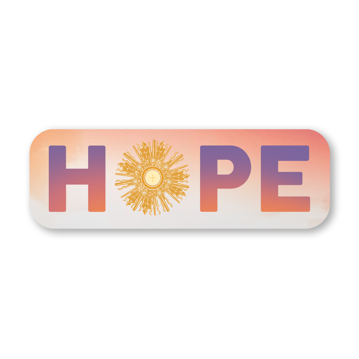 Hope Monstrance Sticker