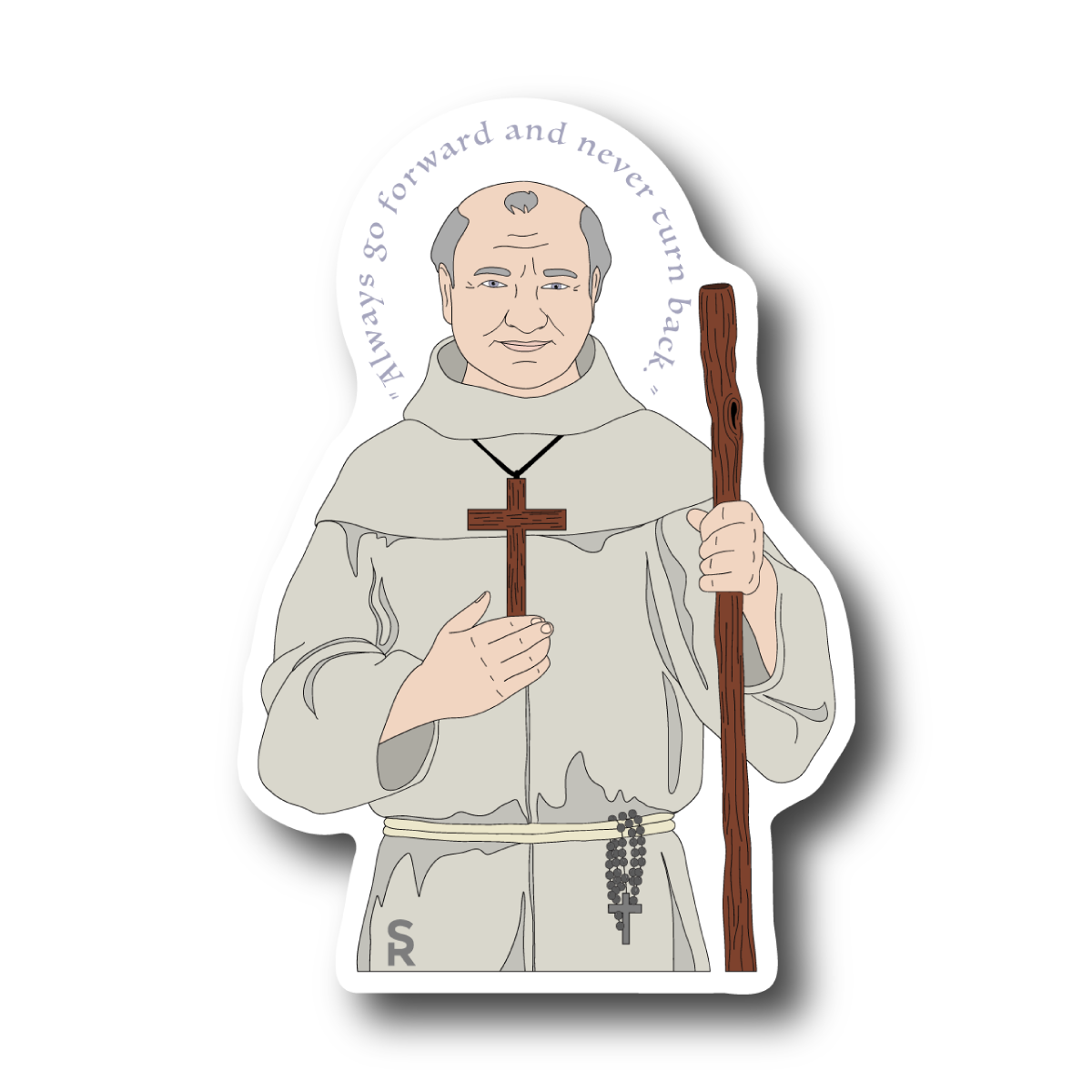 St. Junípero Serra Sticker Sticker 10-pack